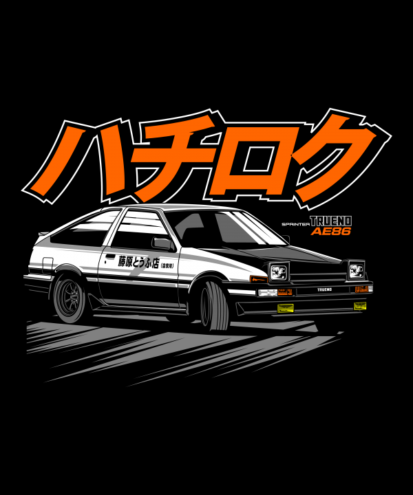 Toyota Trueno AE86 Animado